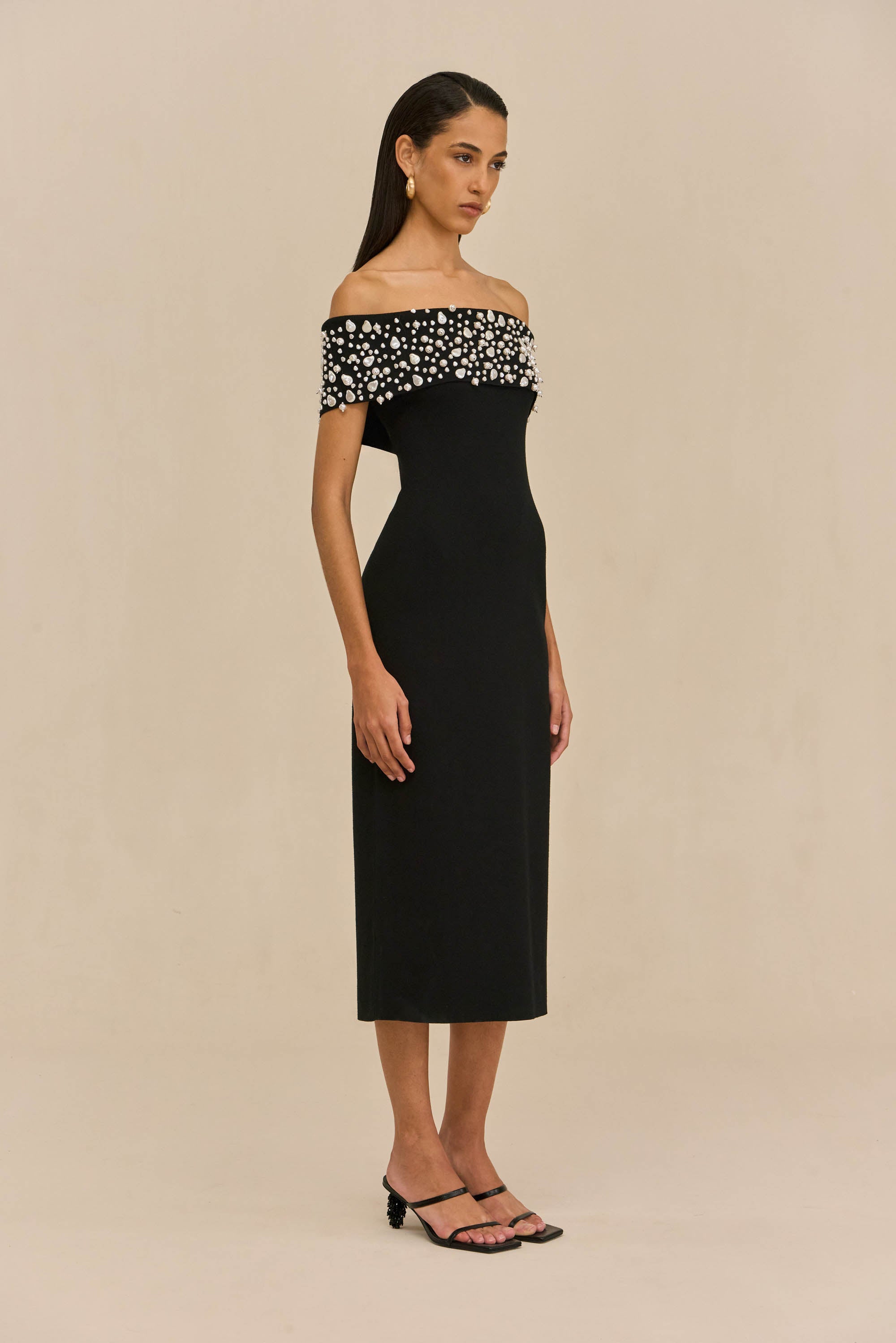 SUZIE KNIT DRESS - BLACK