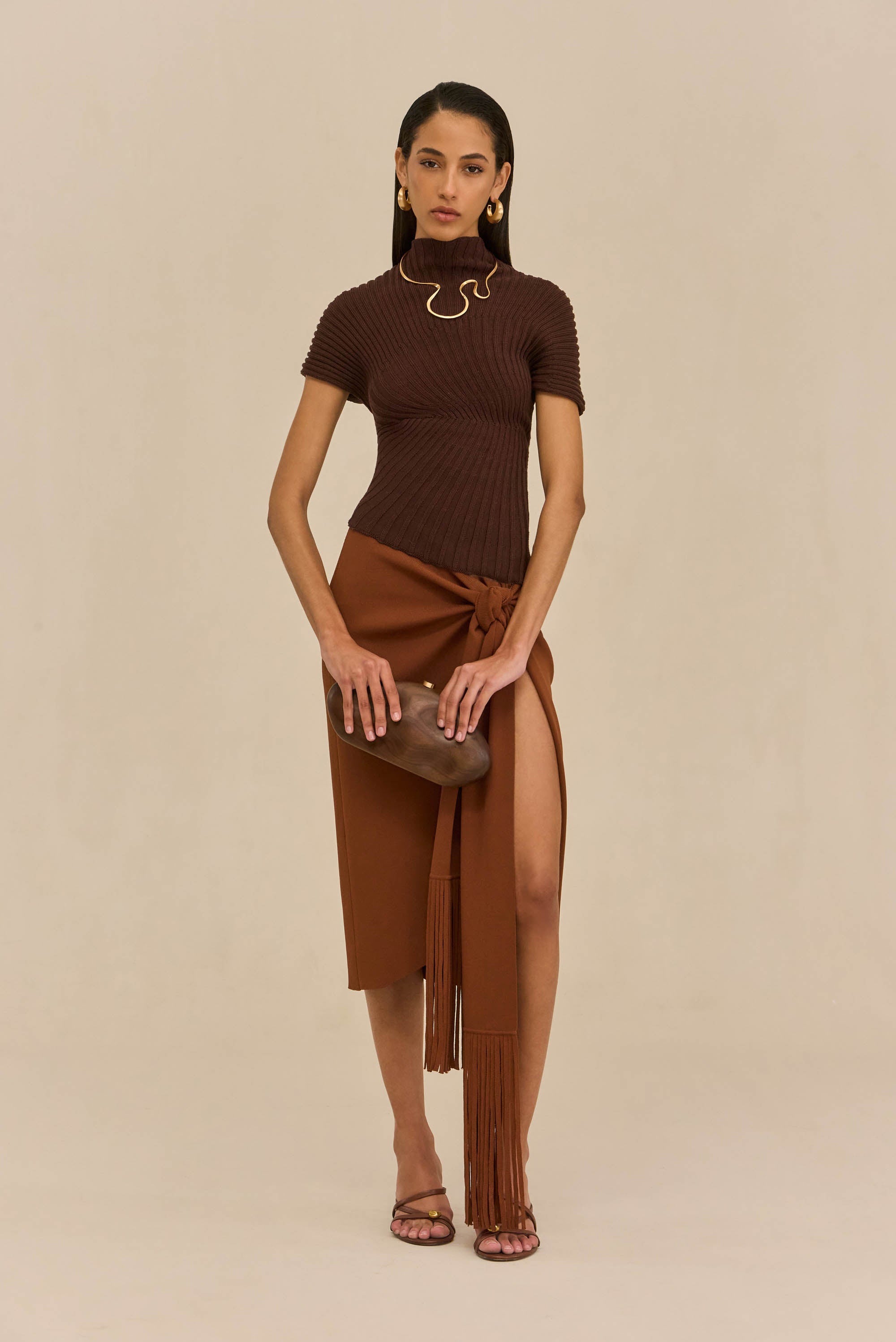 ANNEMIE KNIT TOP - JAVA