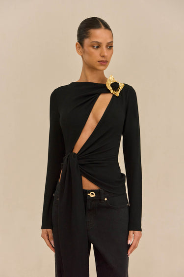 STASSI TOP - BLACK | STASSI TOP - BLACK
