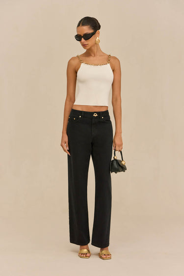 KASSANDRA KNIT TOP - OFF WHITE | KASSANDRA KNIT TOP - OFF WHITE | Secondary image