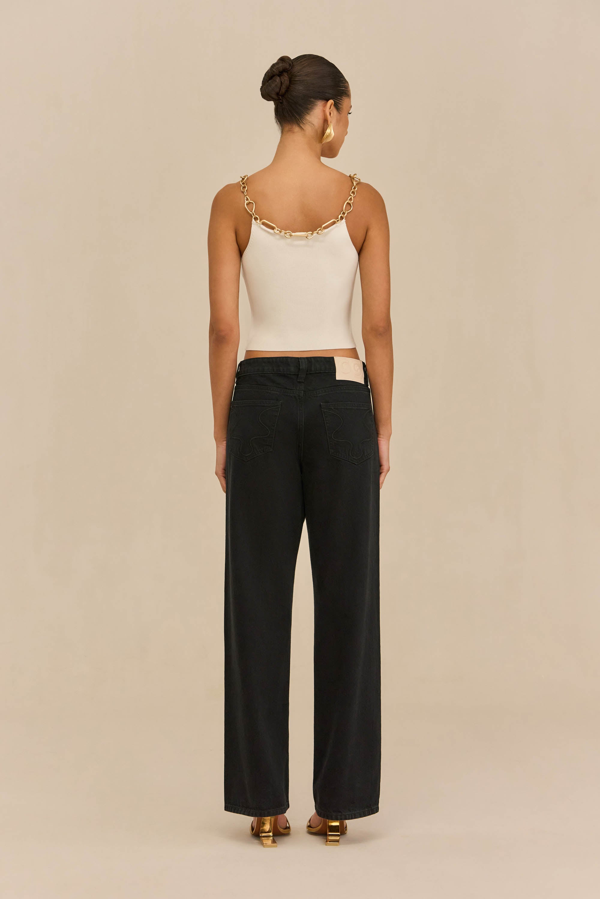 KASSANDRA KNIT TOP - OFF WHITE