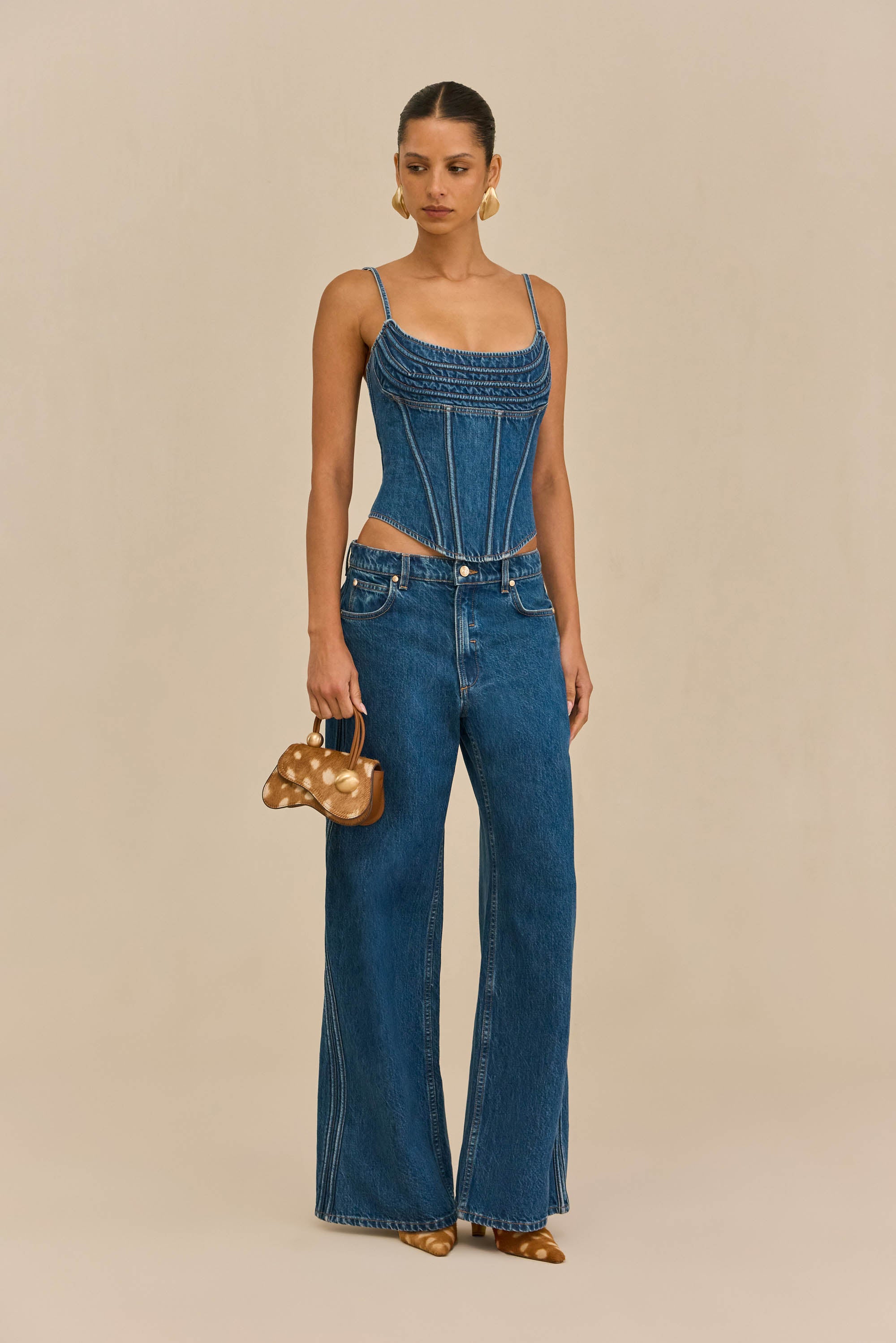 MAJA PANT - 80S BLUE