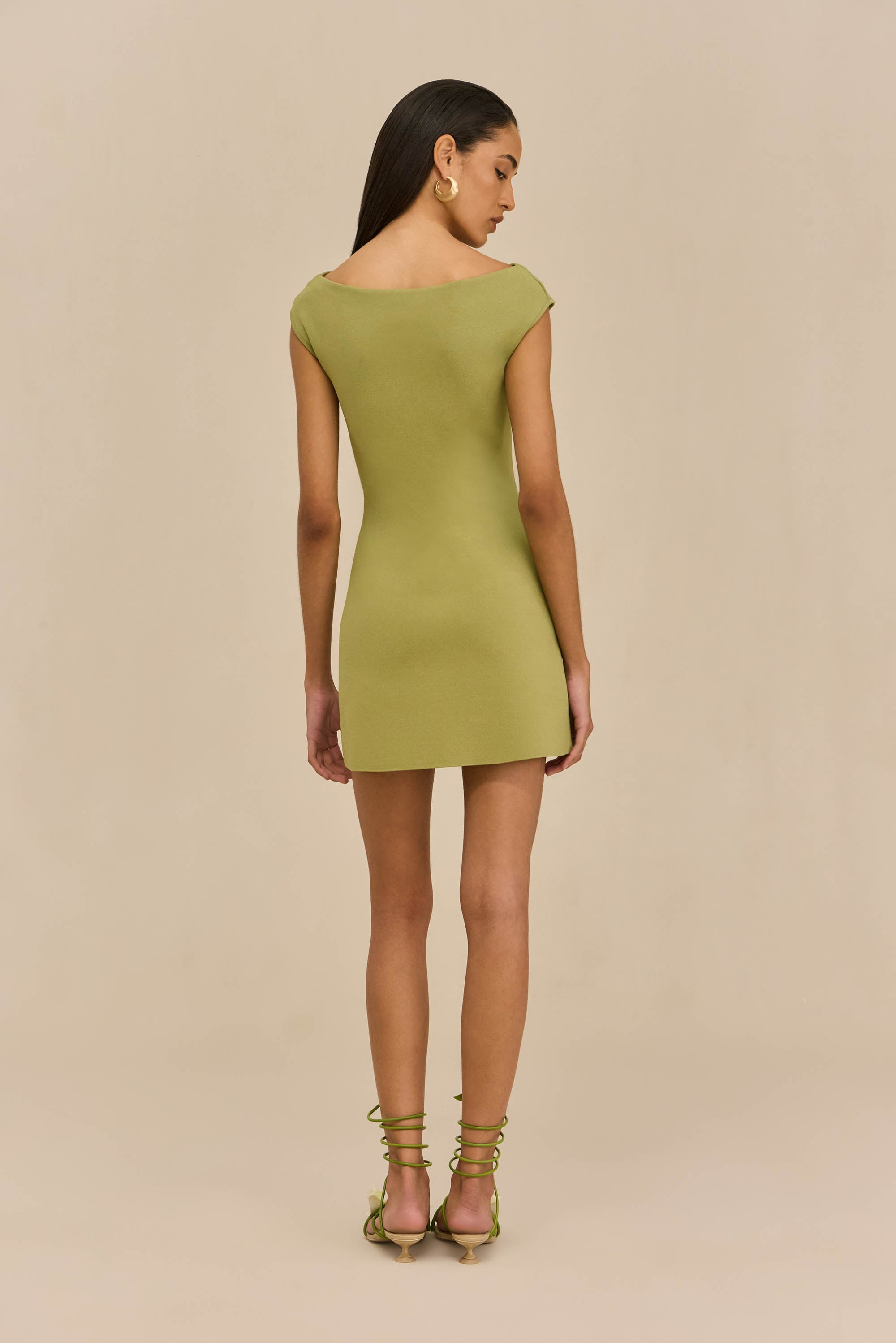 YUDI KNIT DRESS - PASTURE