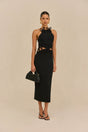 JENA KNIT DRESS - BLACK