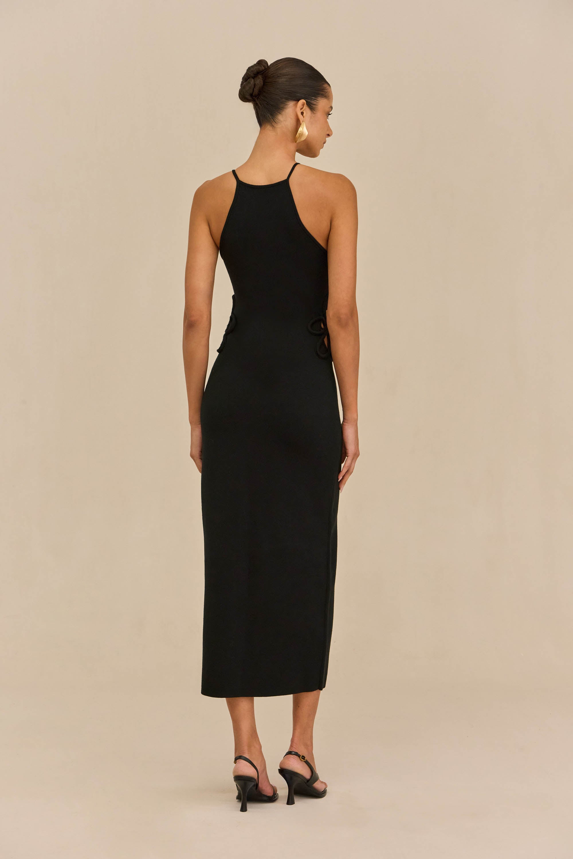 JENA KNIT DRESS - BLACK