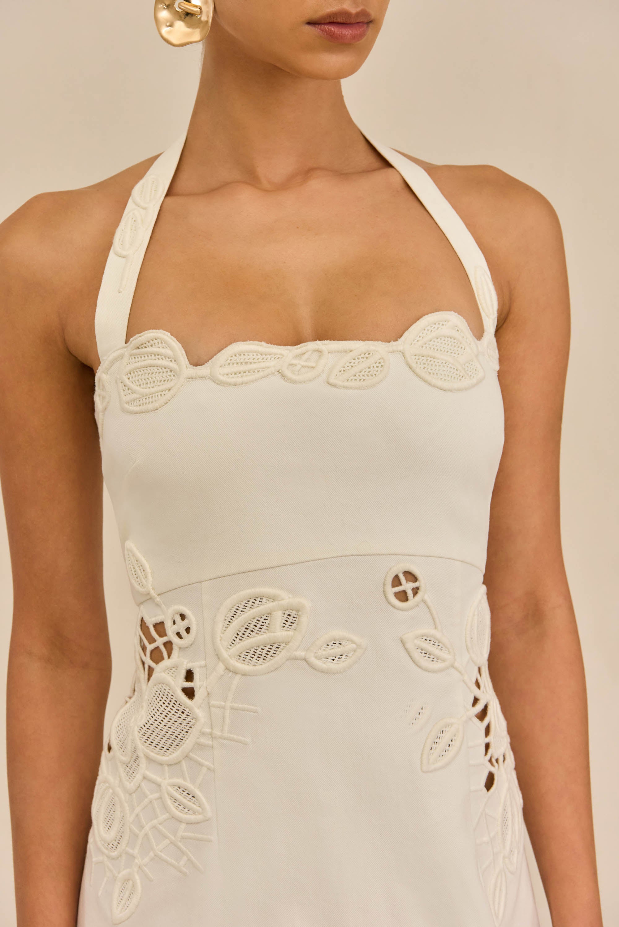 POPPY DRESS - OFF WHITE