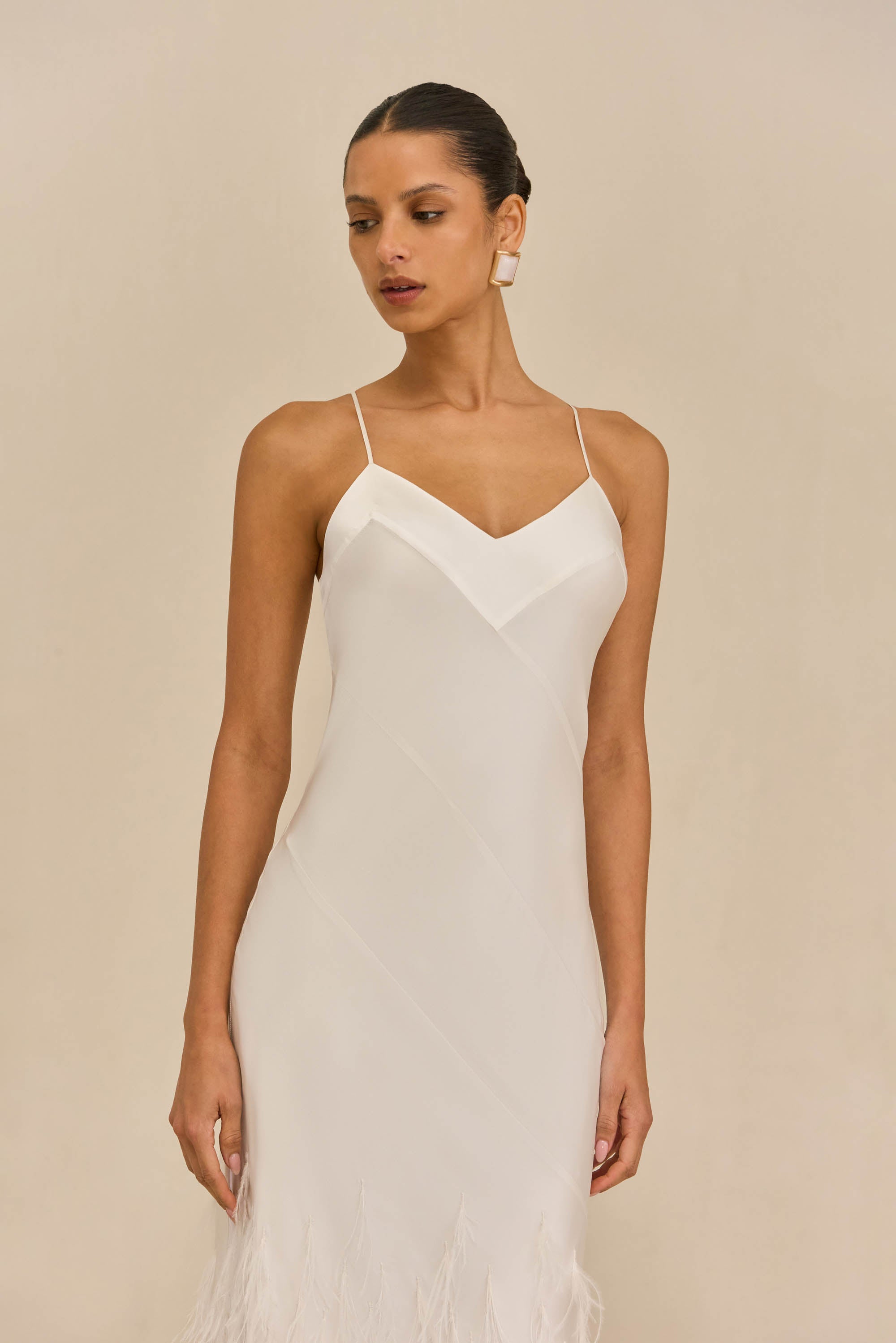 HANSAL GOWN - OFF WHITE