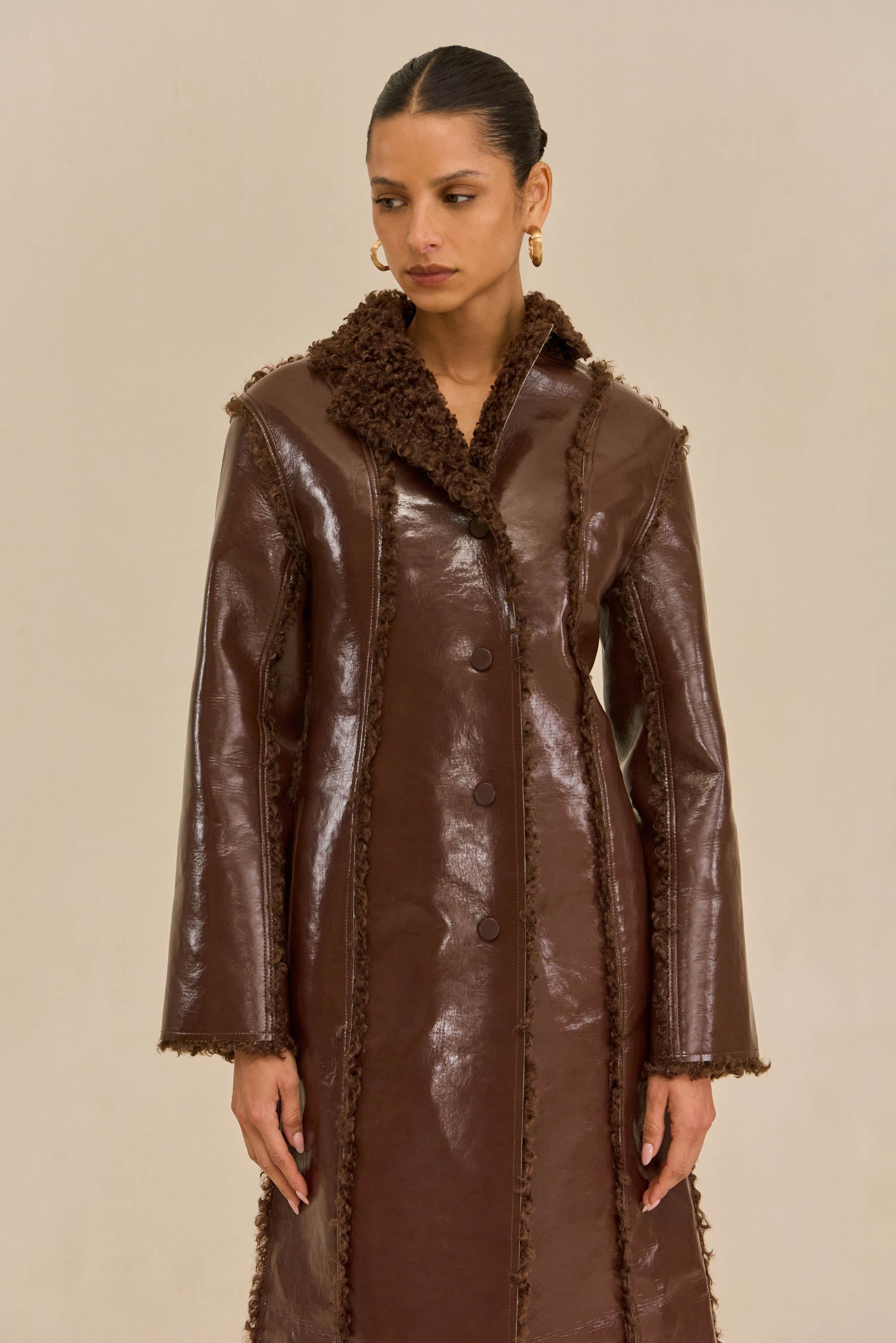 TILI REVERSIBLE COAT - JAVA