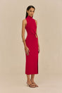 AMANA DRESS - MERLOT