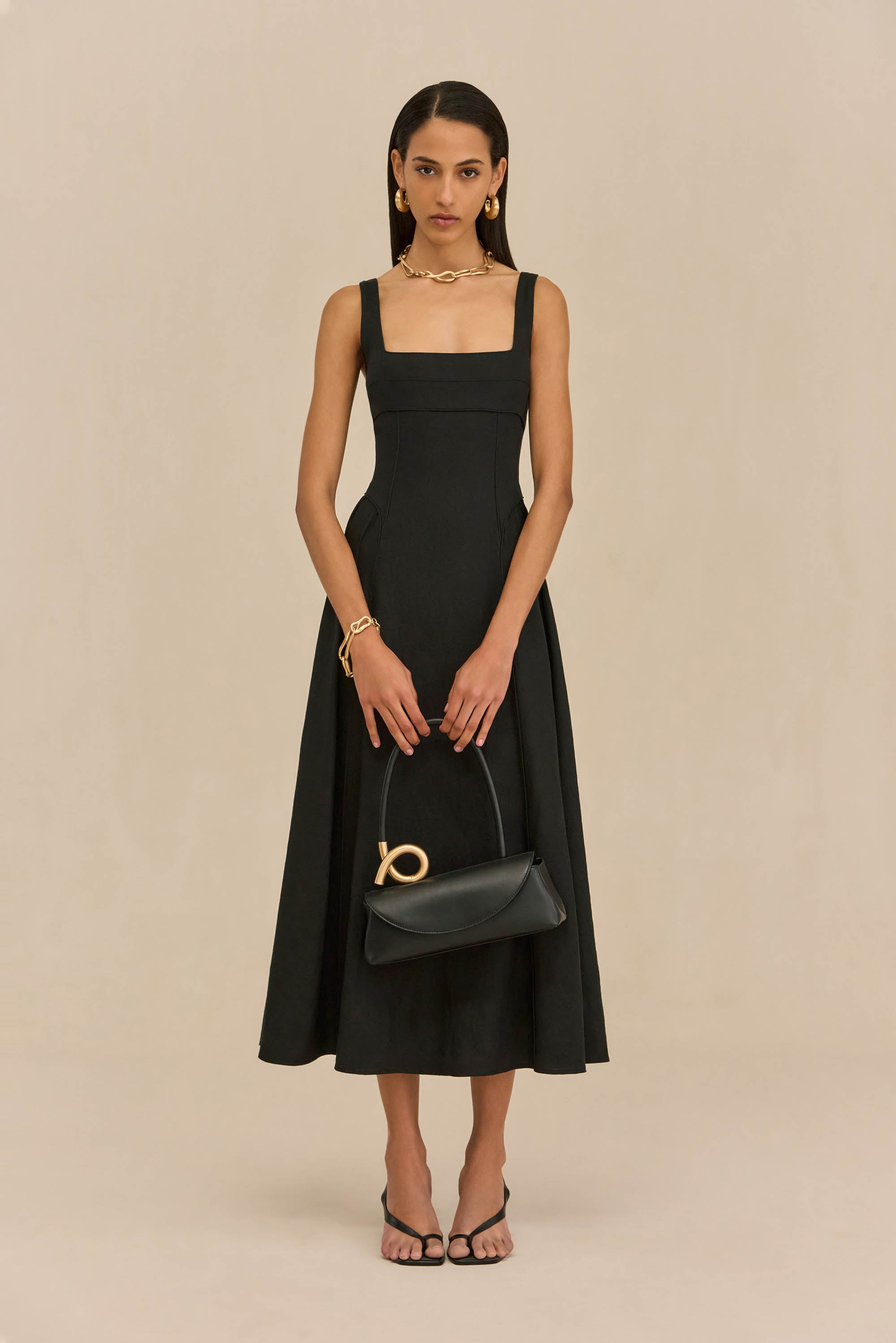 AZARIAH SHOULDER BAG - BLACK