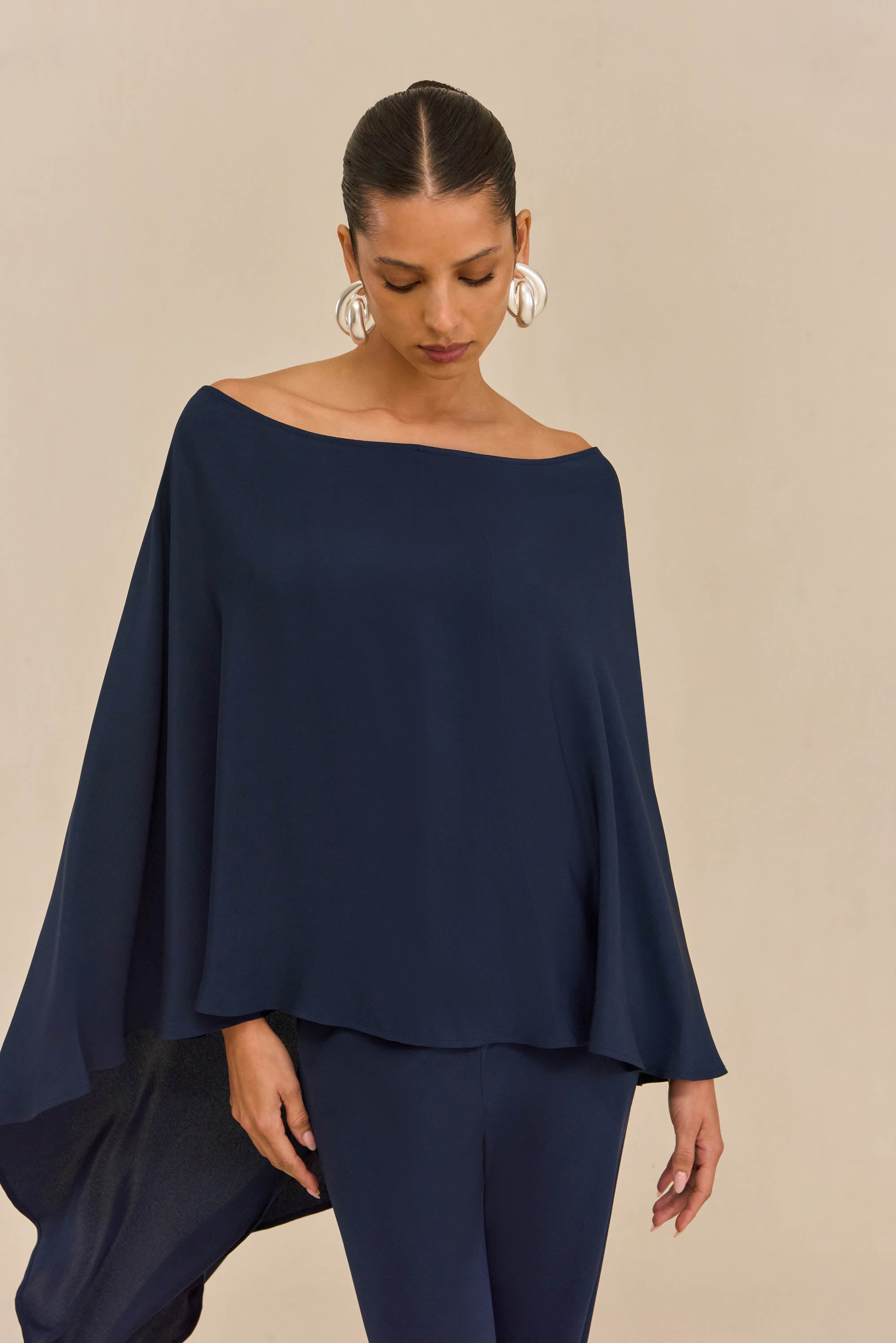 TAJISHA TOP - DEEP LAKE