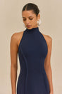 KELLER KNIT DRESS - DEEP LAKE