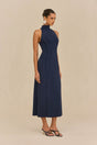 KELLER KNIT DRESS - DEEP LAKE