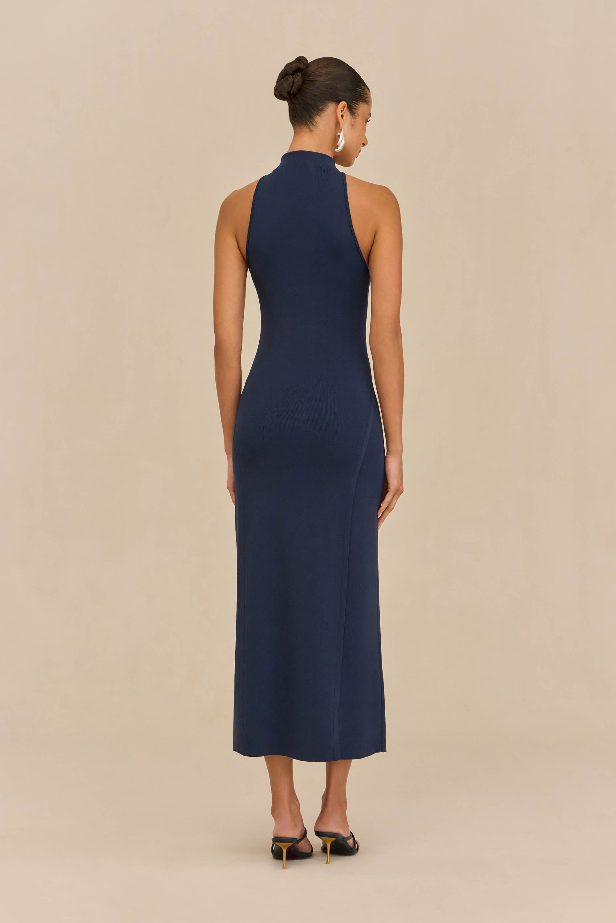 KELLER KNIT DRESS - DEEP LAKE