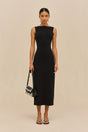 AVA KNIT DRESS - BLACK