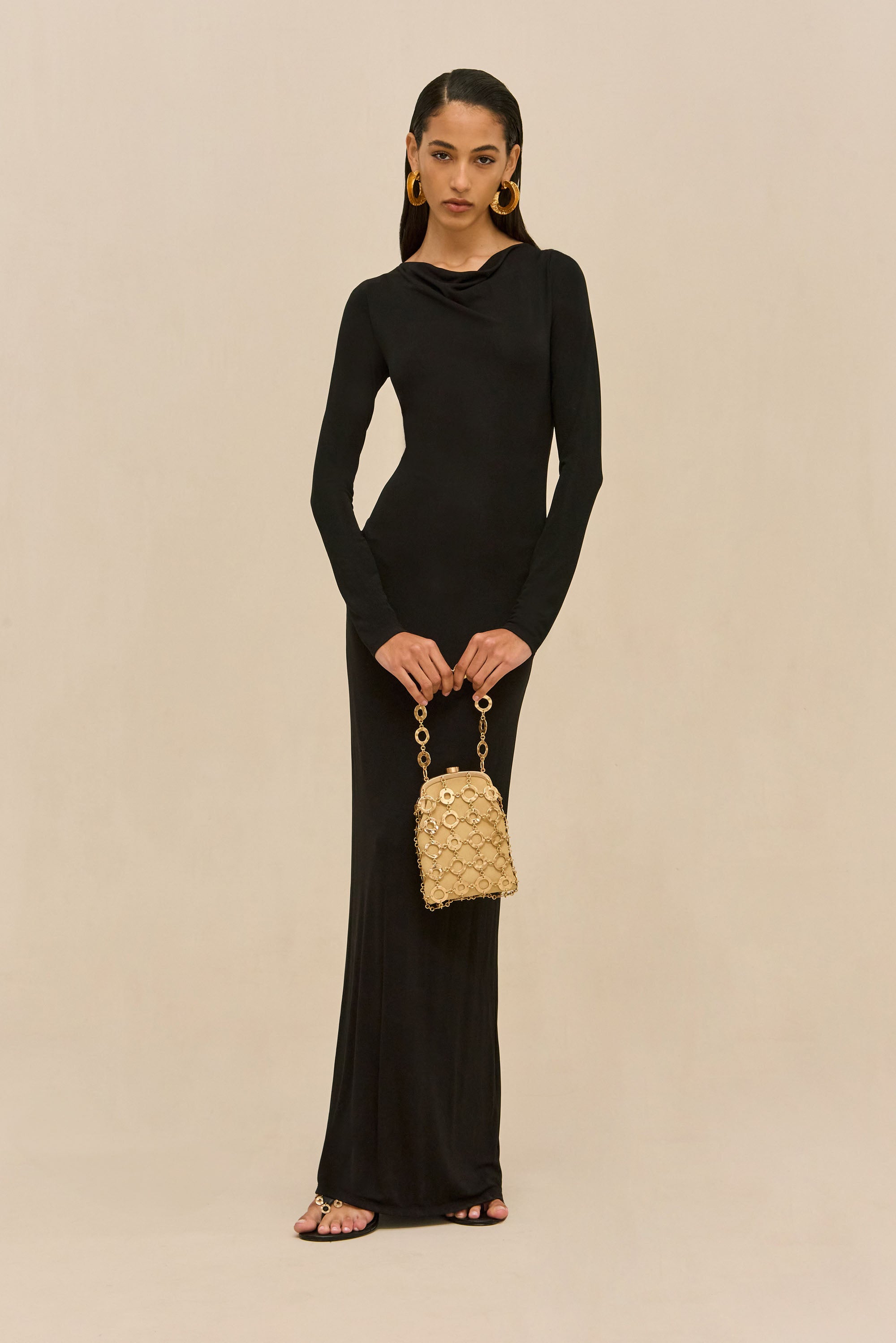 ARMAND GOWN - BLACK