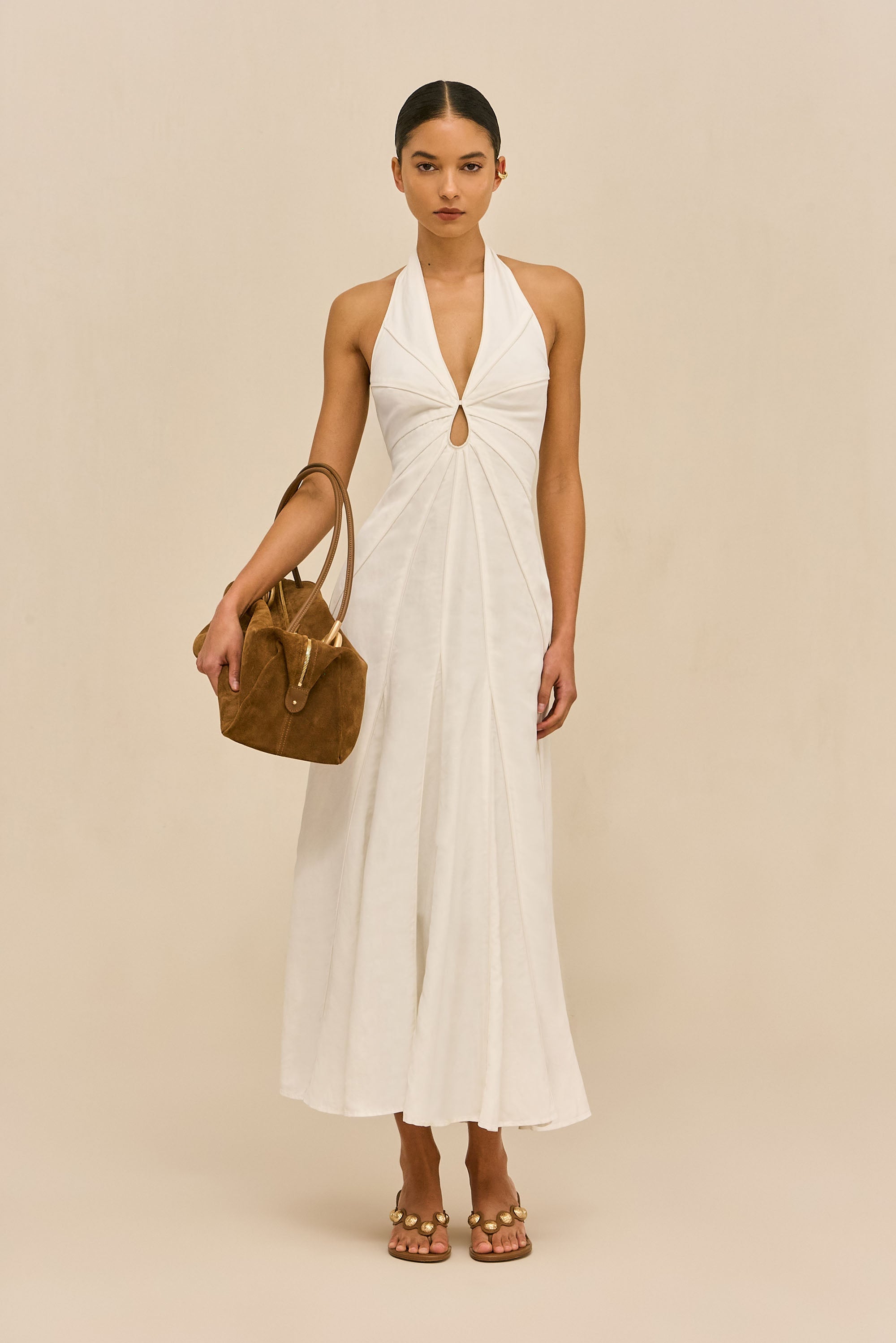 ROWYN DRESS - OFF WHITE