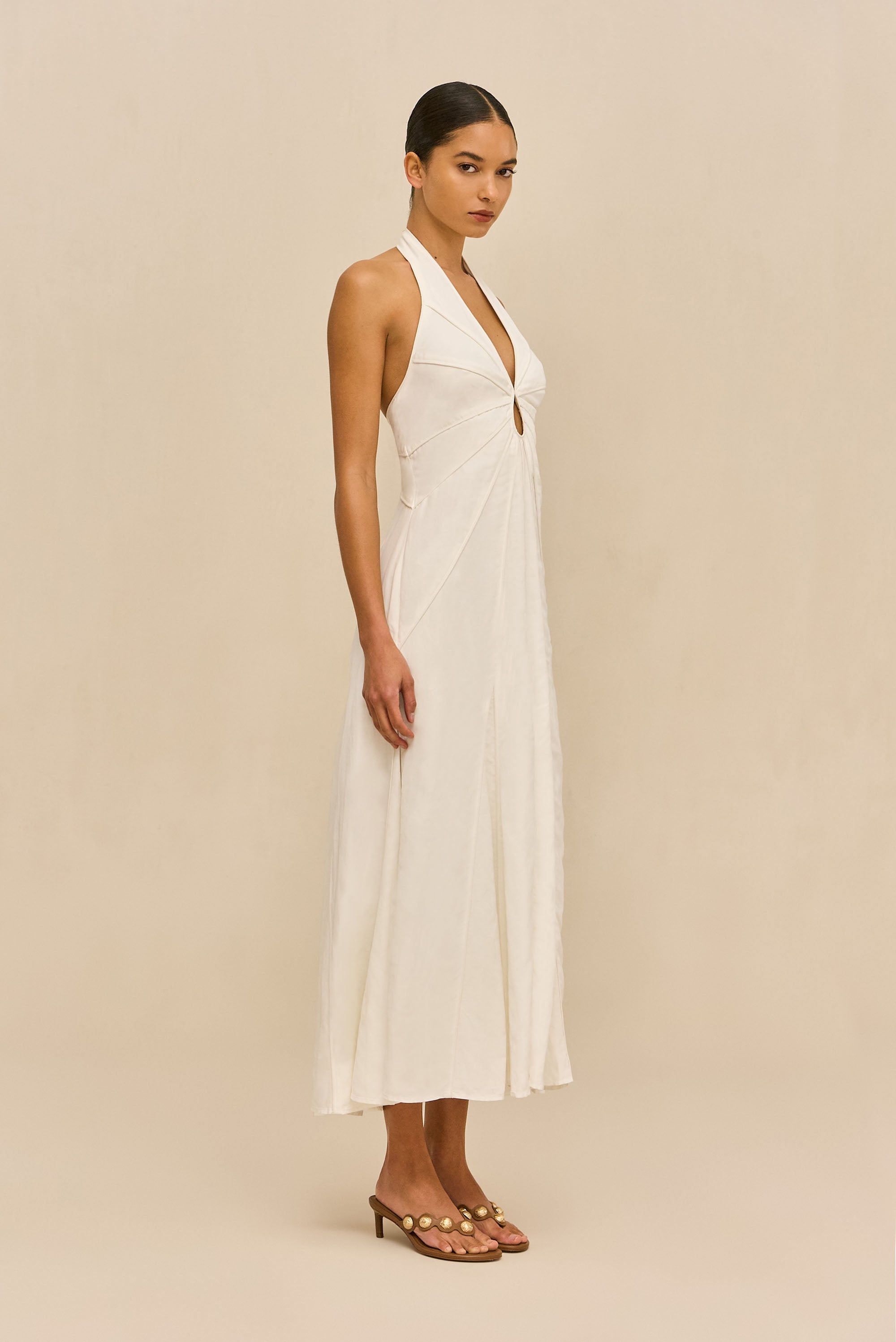 ROWYN DRESS - OFF WHITE