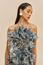 SUZETTE GOWN - ETCHED FLORAL
