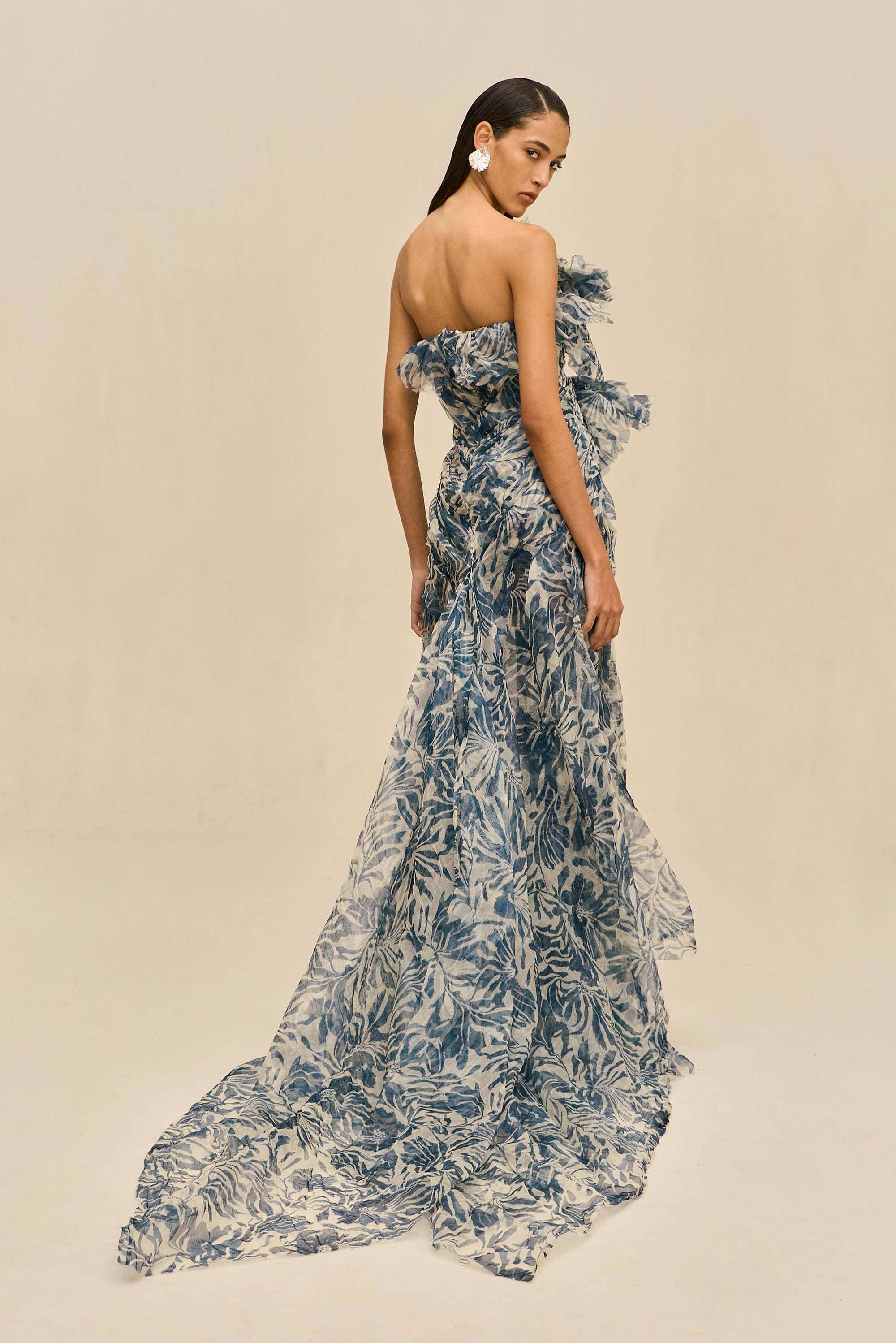 SUZETTE GOWN - ETCHED FLORAL