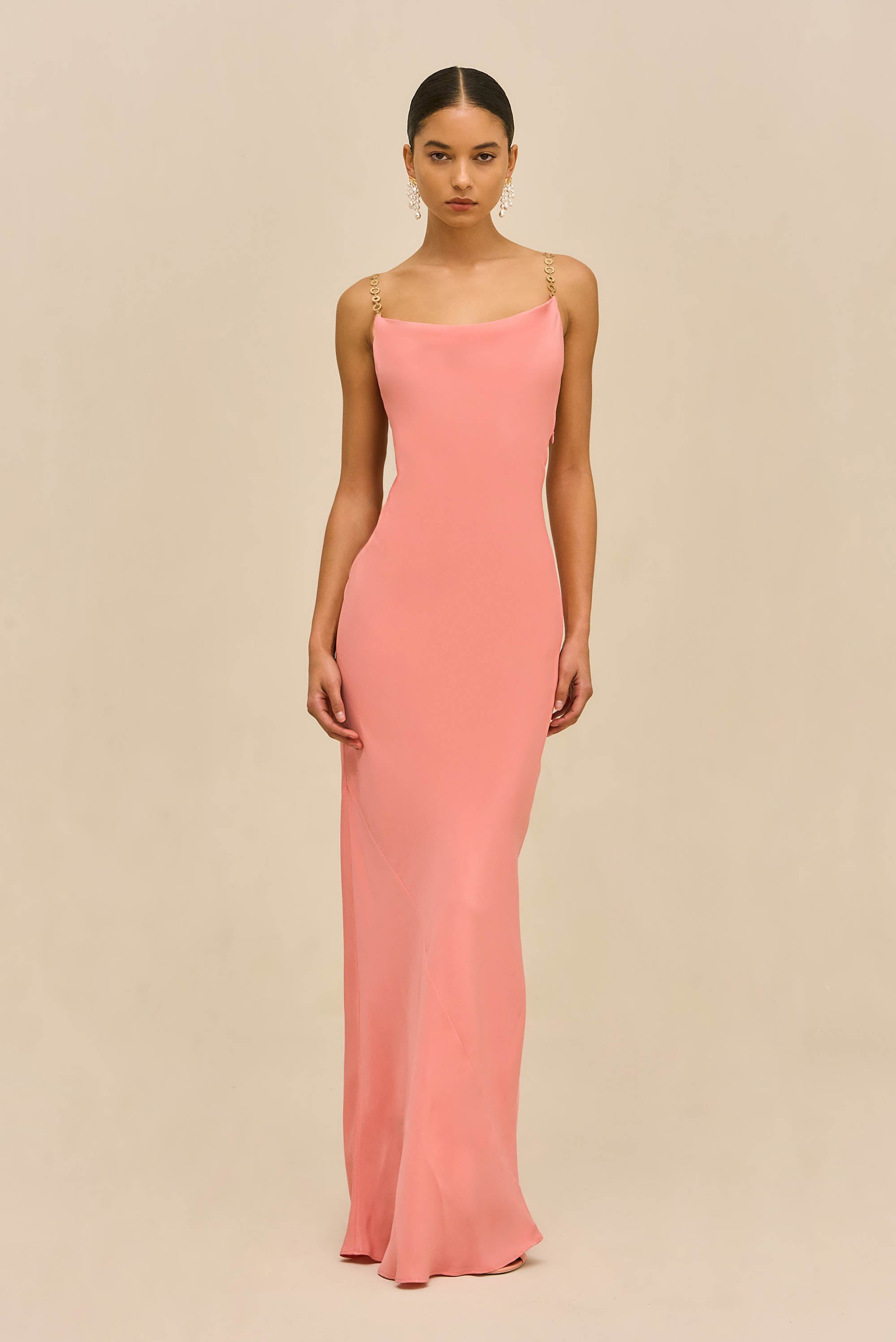 MACELYN GOWN - STRAWBERRY