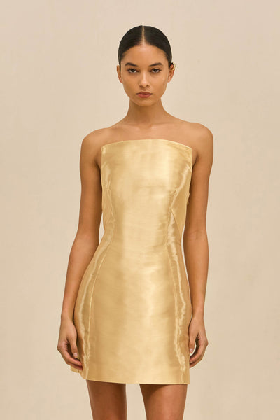 WREN DRESS - GOLD