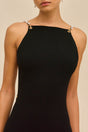 MELBA KNIT DRESS - BLACK