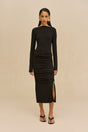DANY KNIT SKIRT - BLACK