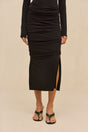 DANY KNIT SKIRT - BLACK
