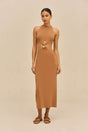CYPRESS KNIT DRESS - RICH CLAY