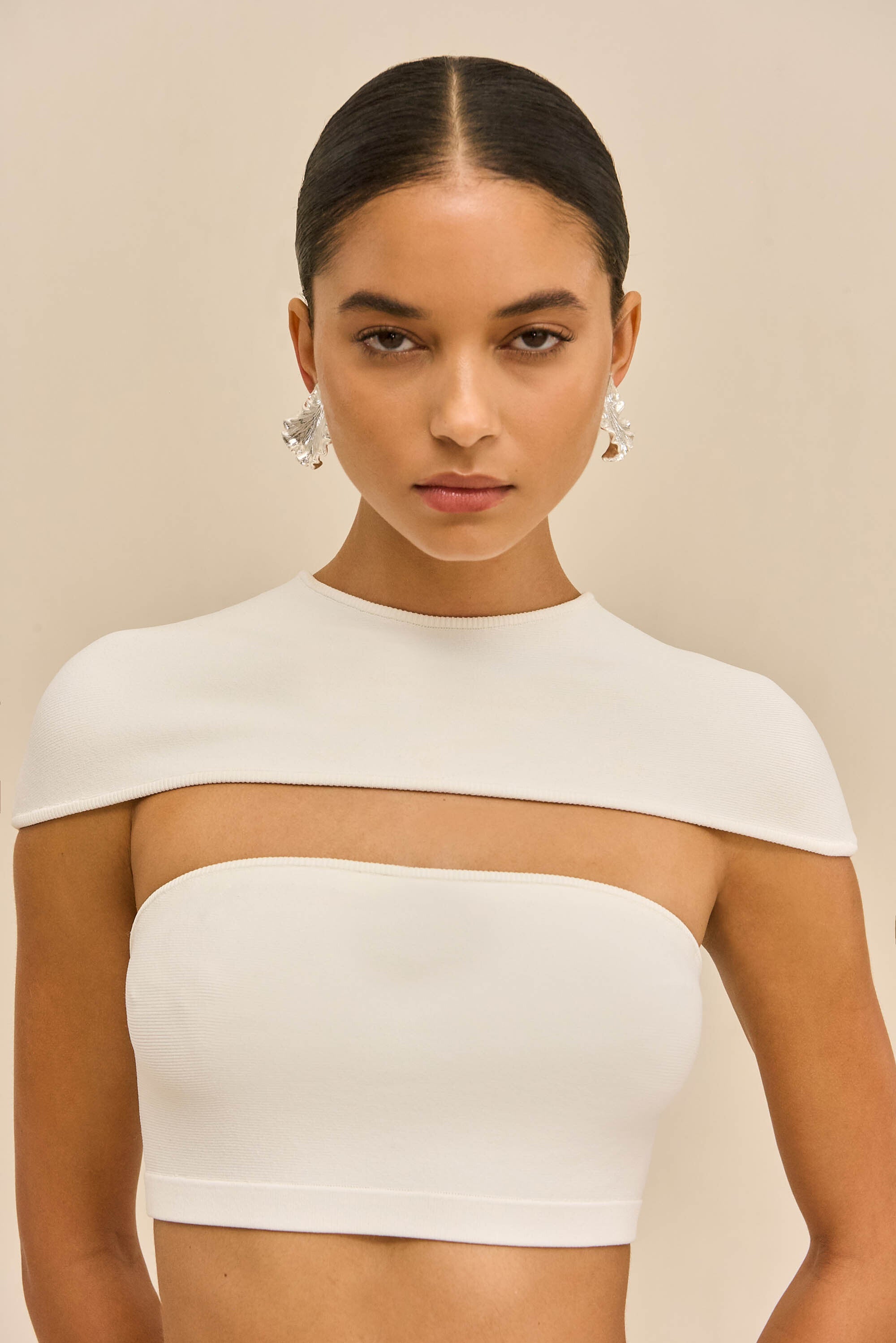 BRETT TOP - OFF WHITE