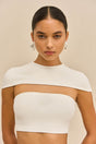 BRETT TOP - OFF WHITE
