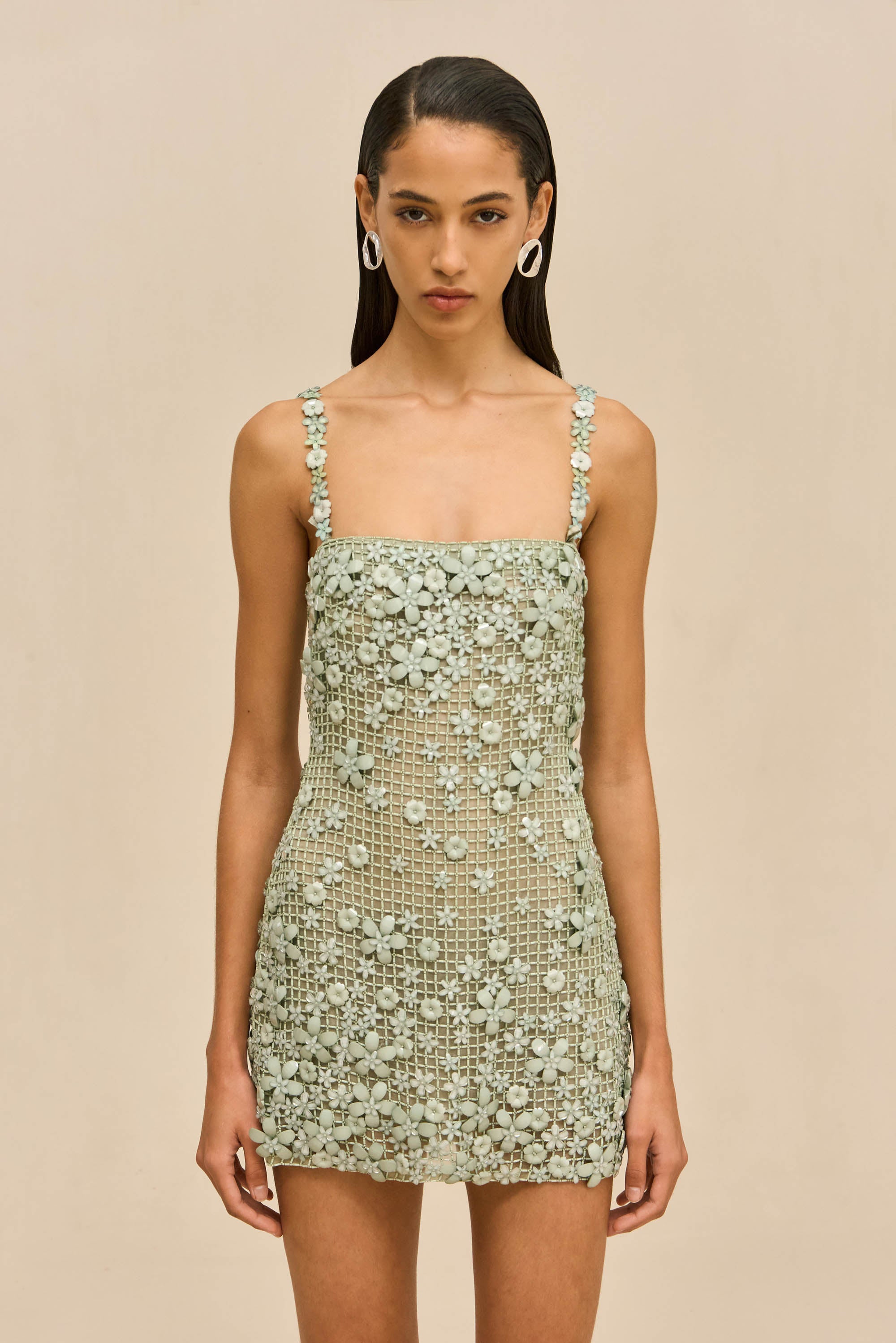 FLORABELLE DRESS - COOL MINT