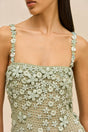 FLORABELLE DRESS - COOL MINT