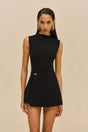 REMIA KNIT SKIRT - BLACK