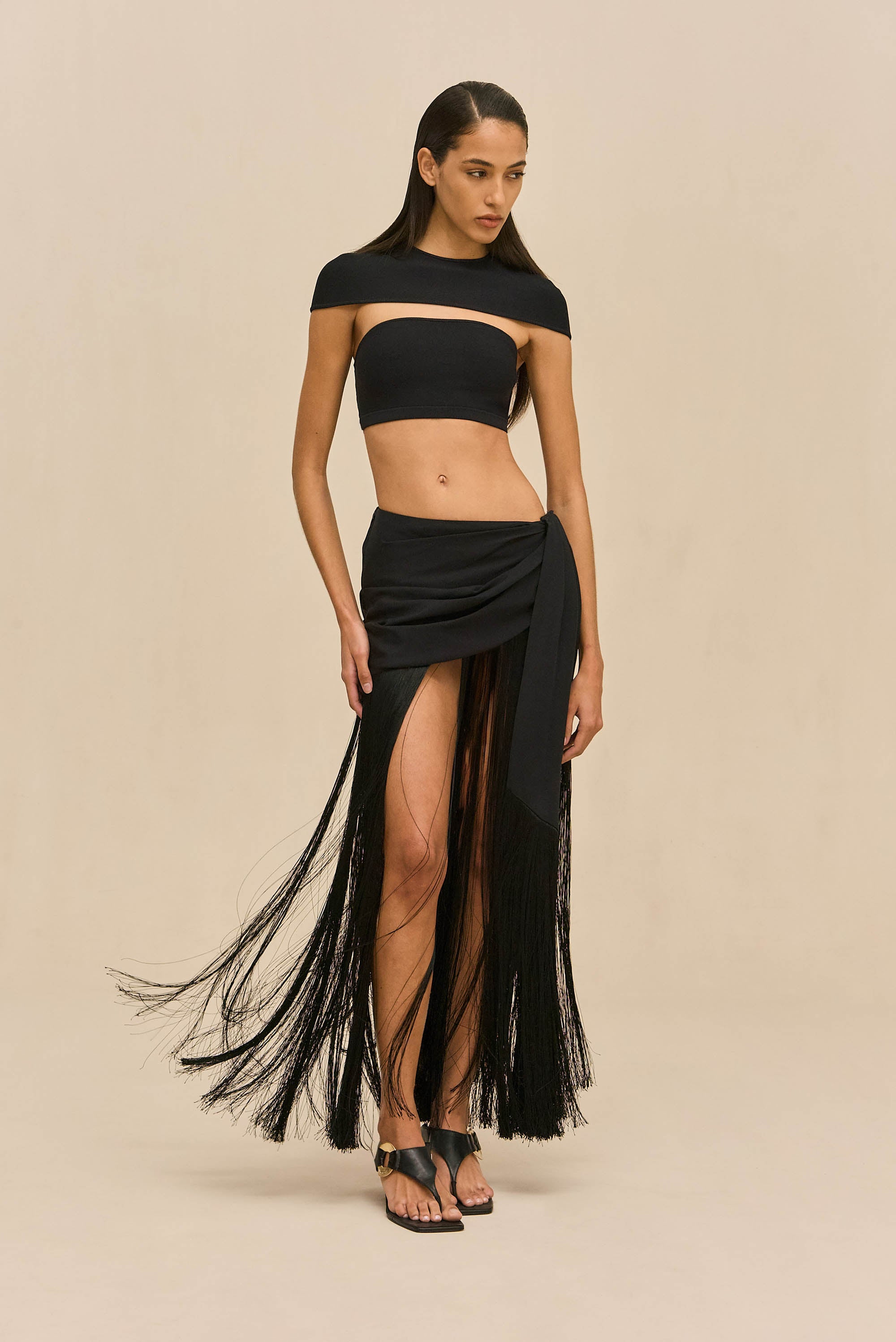 SAMAN SKIRT - BLACK