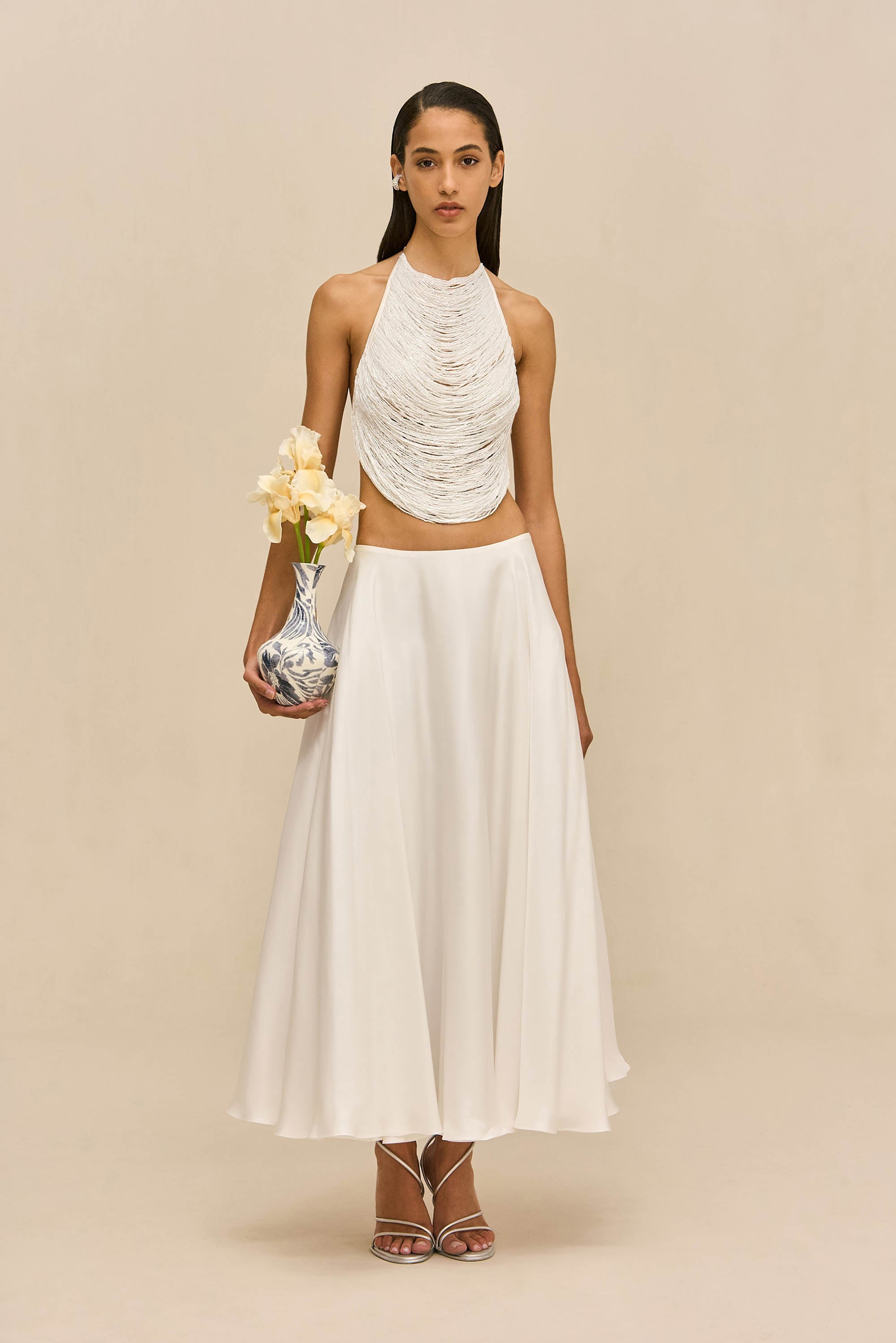 CYRENE SKIRT - OFF WHITE