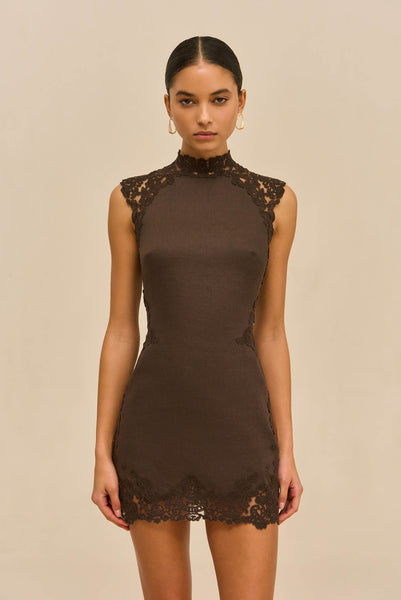 ワンピース veil layered dress mini Alvie Modal Layered A-Line Mini