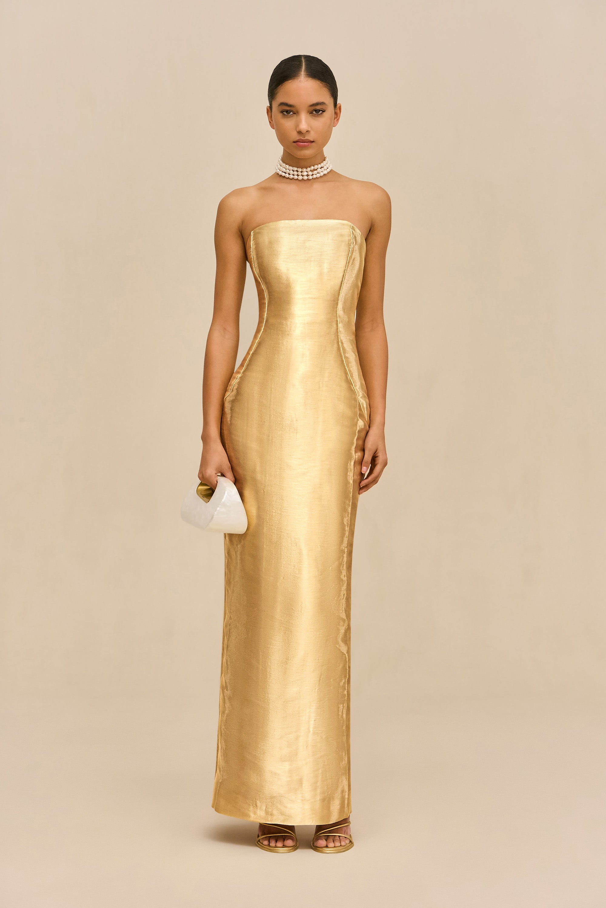 FICKLIN GOWN - GOLD