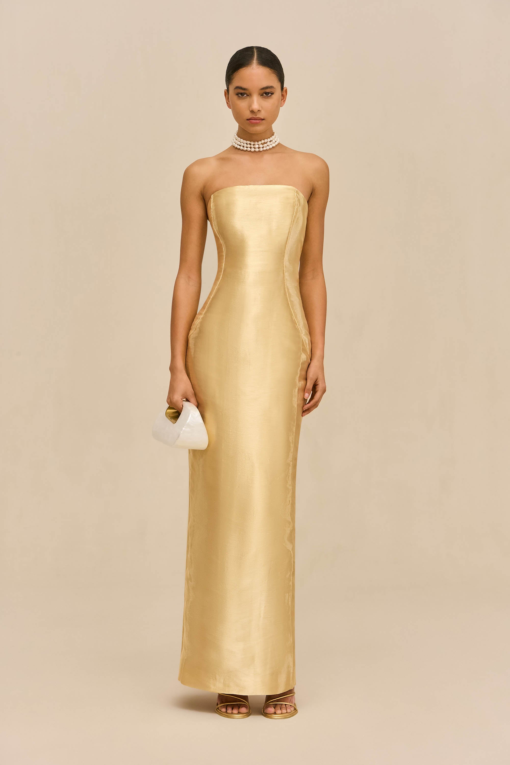 FICKLIN GOWN - GOLD