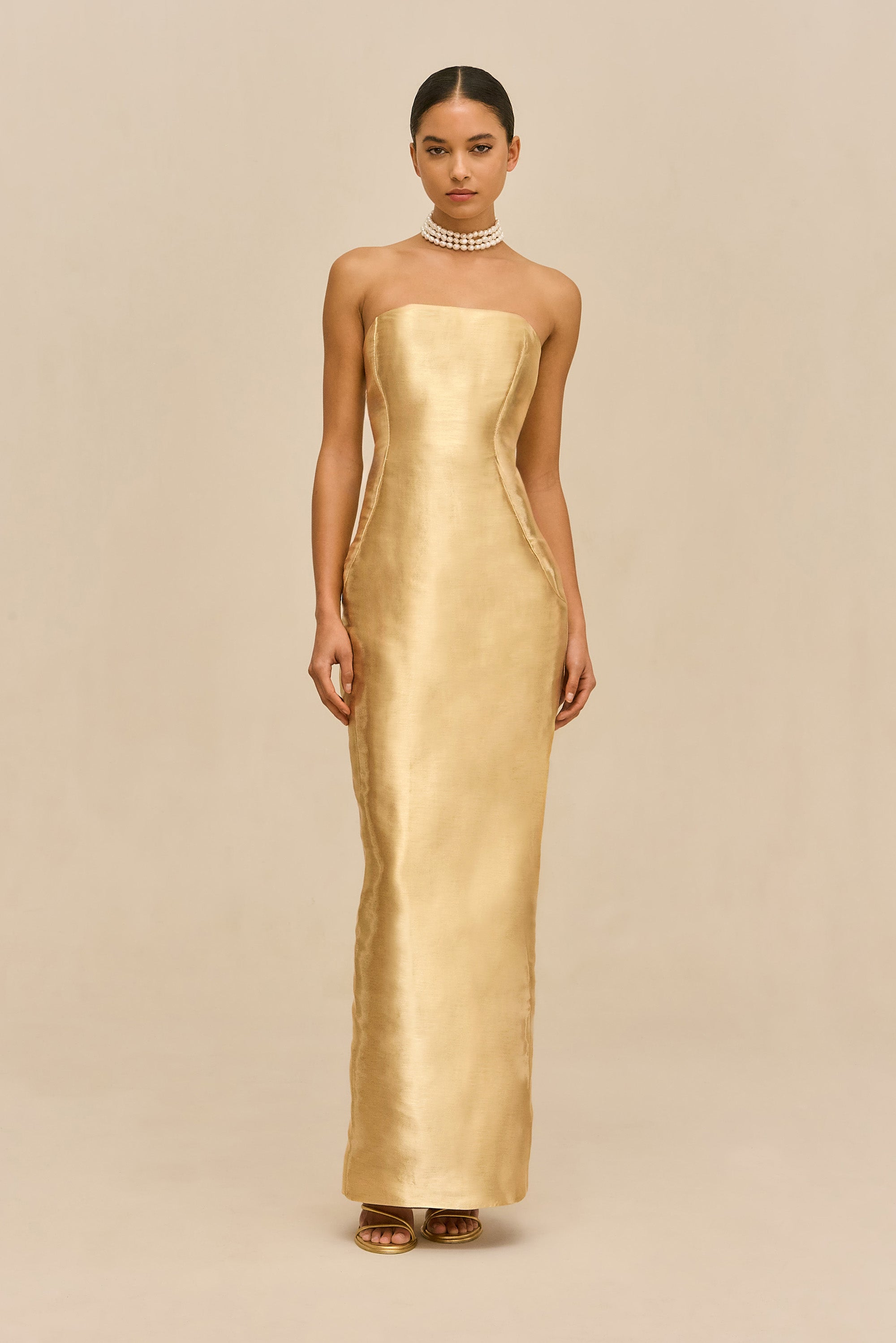 FICKLIN GOWN - GOLD