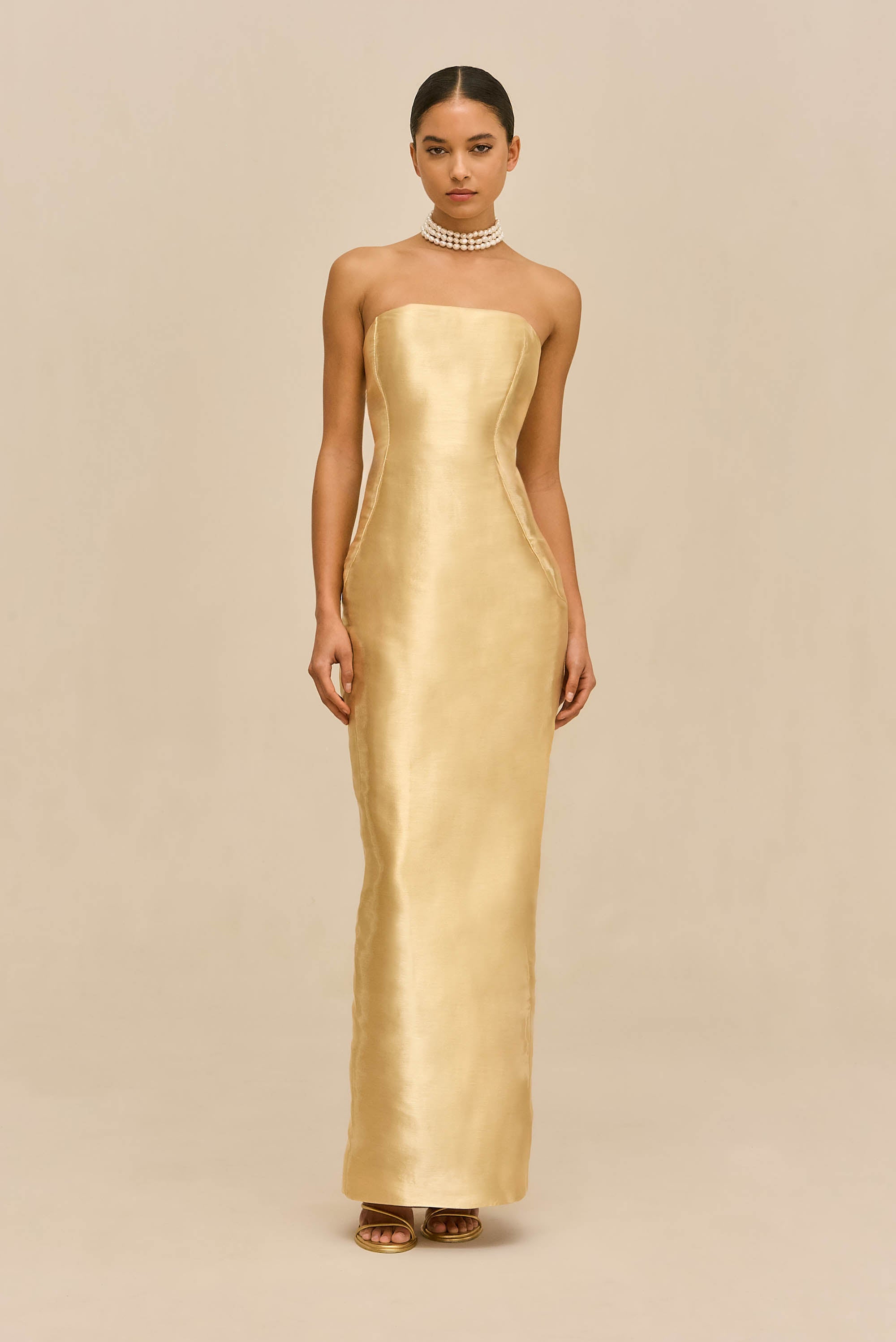 FICKLIN GOWN - GOLD