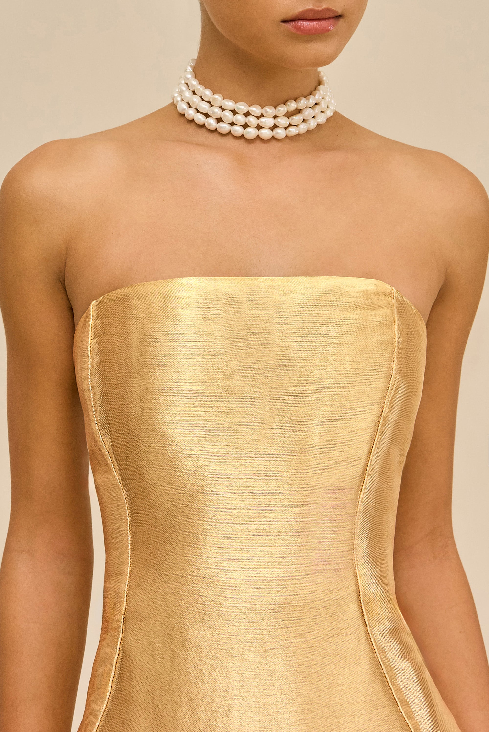 FICKLIN GOWN - GOLD