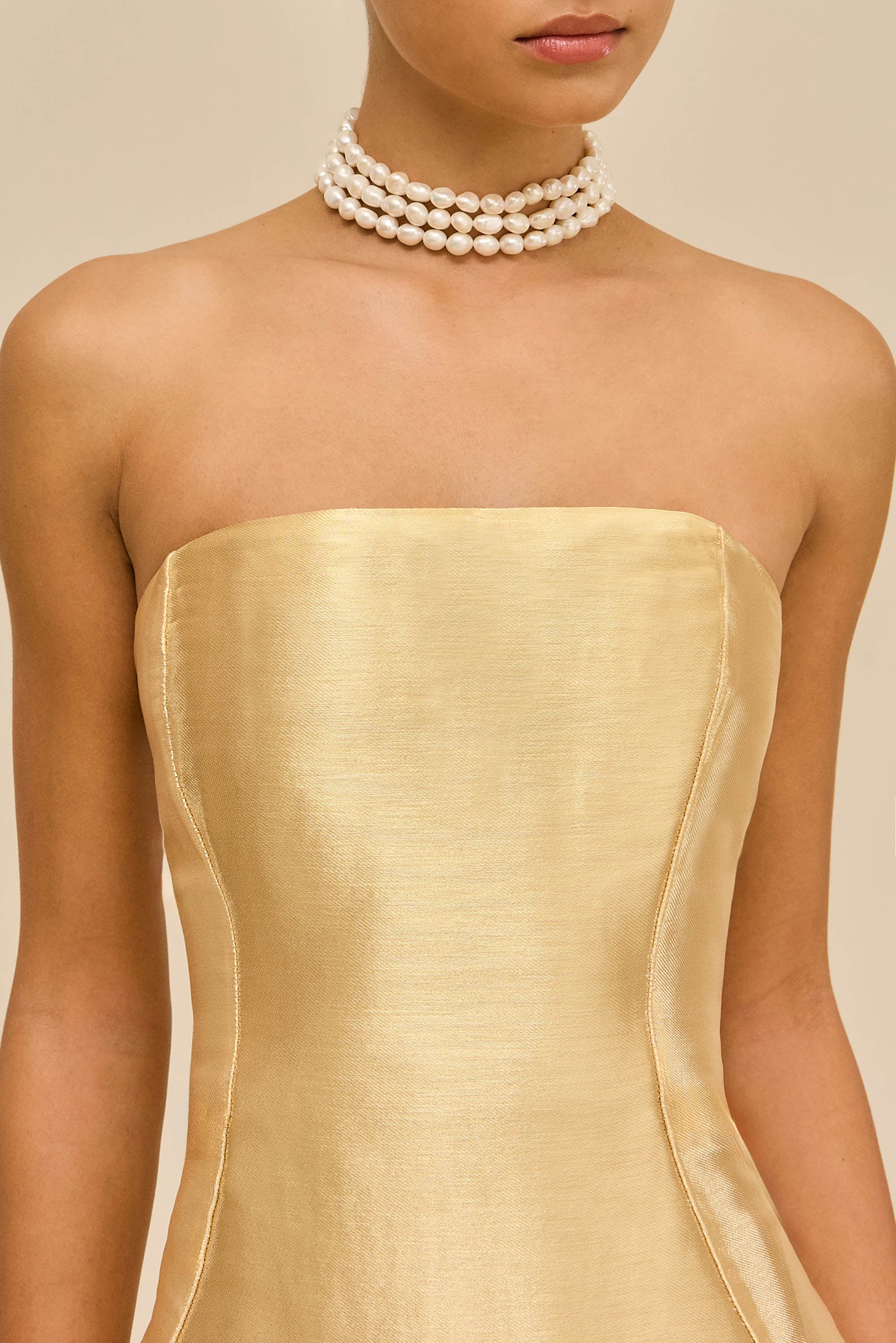 FICKLIN GOWN - GOLD