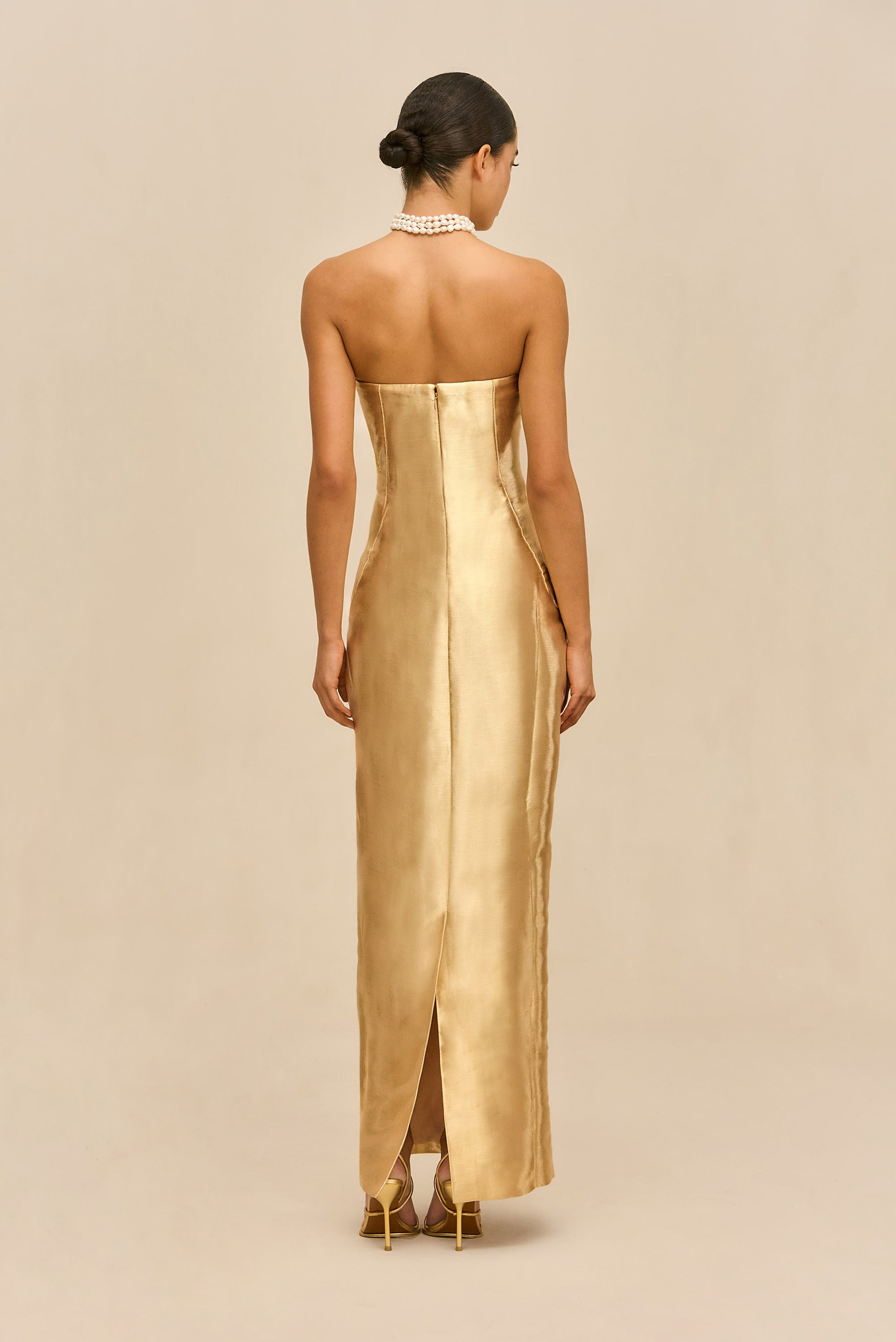 FICKLIN GOWN - GOLD