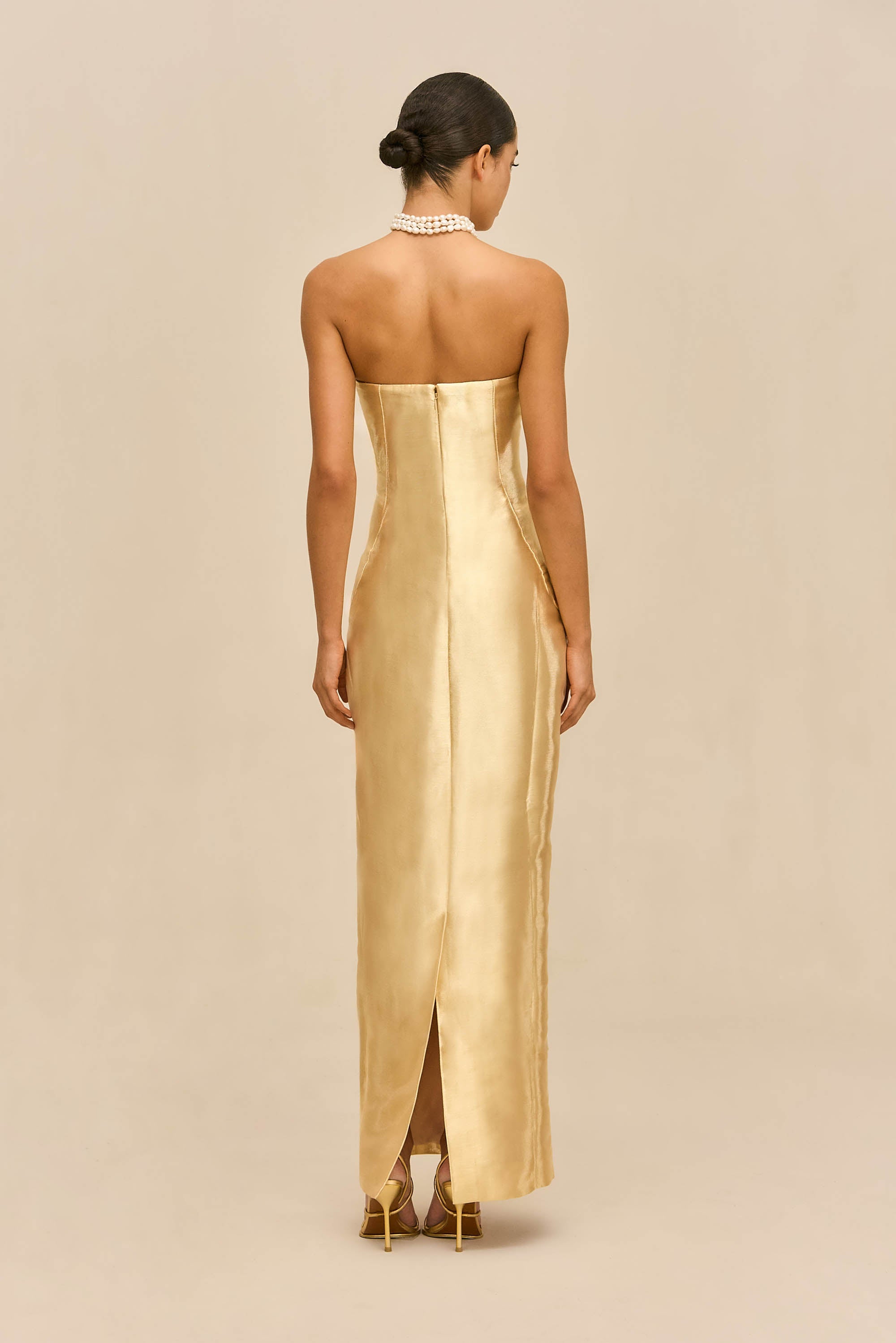 FICKLIN GOWN - GOLD