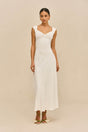 MAIA KNIT DRESS - OFF WHITE