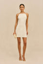MELBA KNIT DRESS - OFF WHITE
