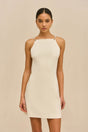 MELBA KNIT DRESS - OFF WHITE