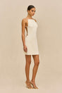 MELBA KNIT DRESS - OFF WHITE